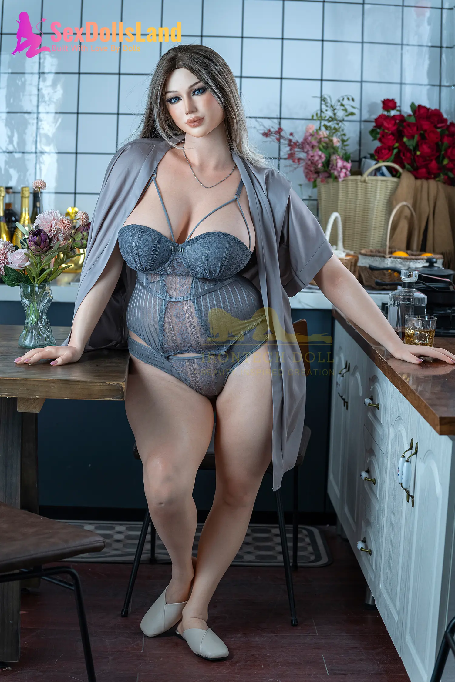 Irontech doll 162P cm F-cup BBW Sex Doll Celine