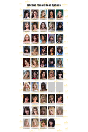 Irontech Doll Silicone Sex Doll Heads