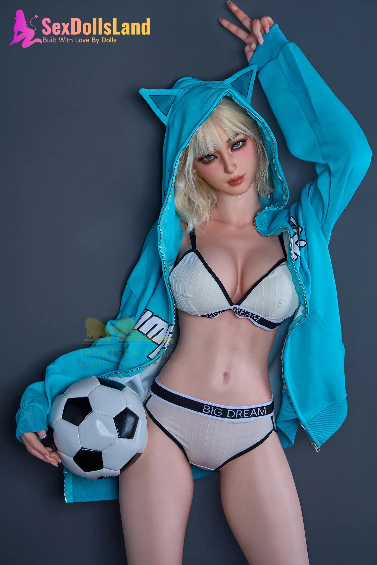 Irontech Skinny Sex Doll 161cm Miku