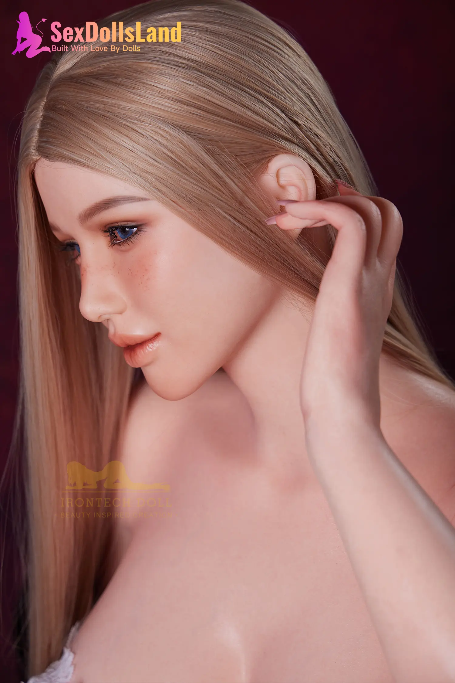 Irontech Doll 164cm E-cup AIO Seamless Neck Sex Doll Celine