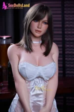 Irontech 164cm Celine AIO seamless neck sex doll in bar (2)