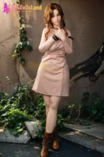 Irontech Doll 165cm F-cup FF7 Aerith Cosplay Sex Doll Kitty (21)