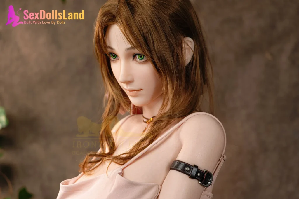 Irontech Doll 165cm F-cup FF7 Aerith Cosplay Sex Doll Kitty (21)