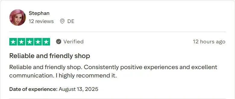 Trustpilot reviews (10)