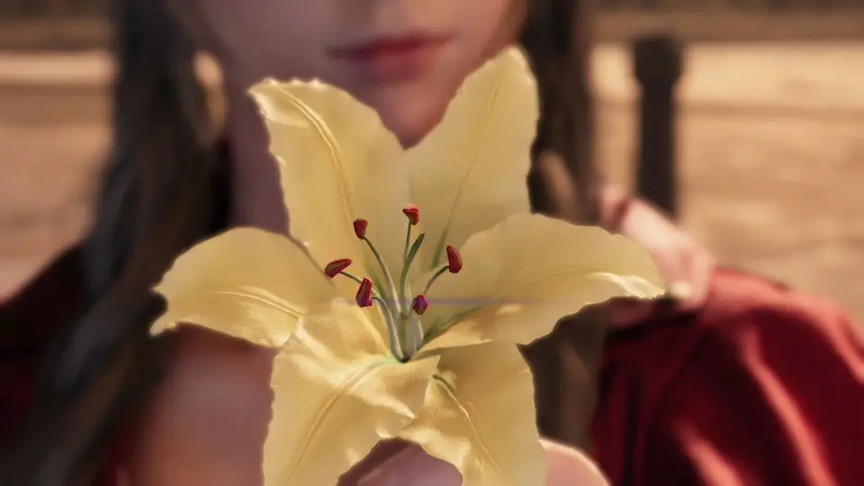 Aerith sex doll in romantic setting