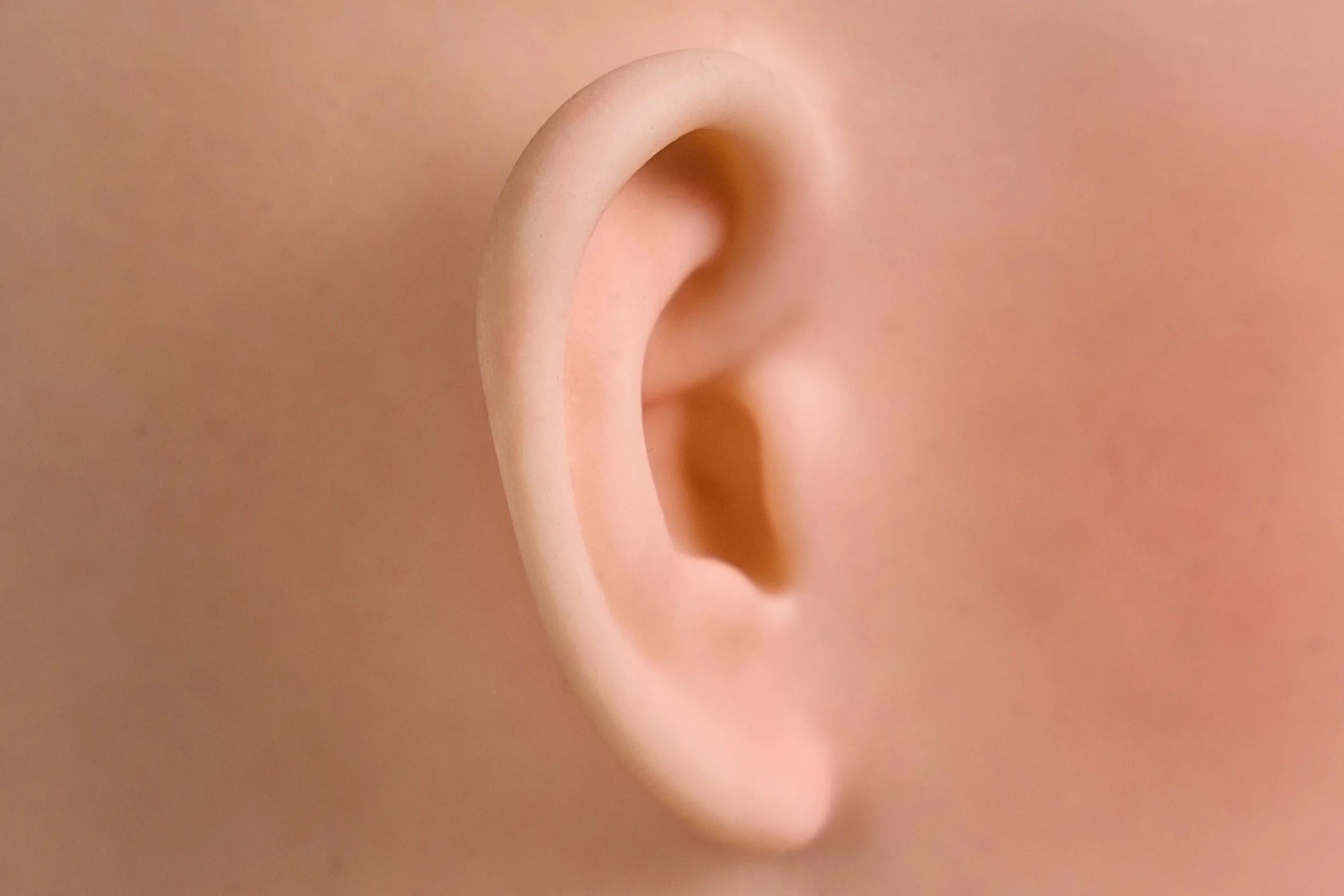 Close-up of soft, glossy lips