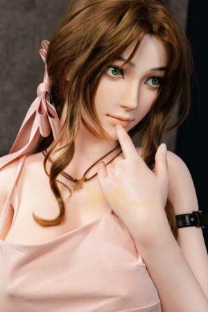 Irontech Doll 165cm F-cup FF7 Aerith Cosplay Sex Doll Kitty