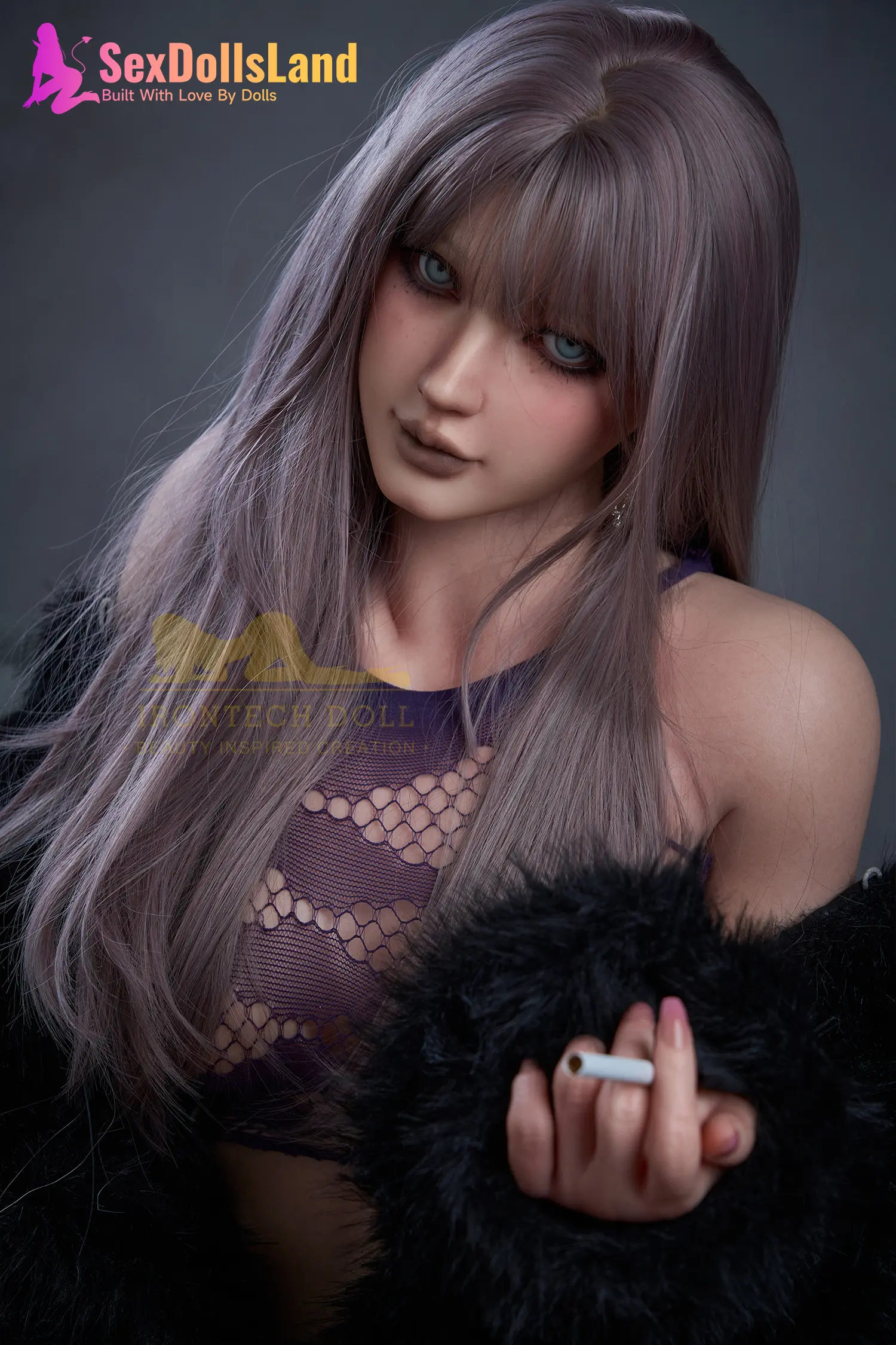 [Irontech Natural Optimized Series] Flat Chest Sex Doll​ 169 cm Cherry