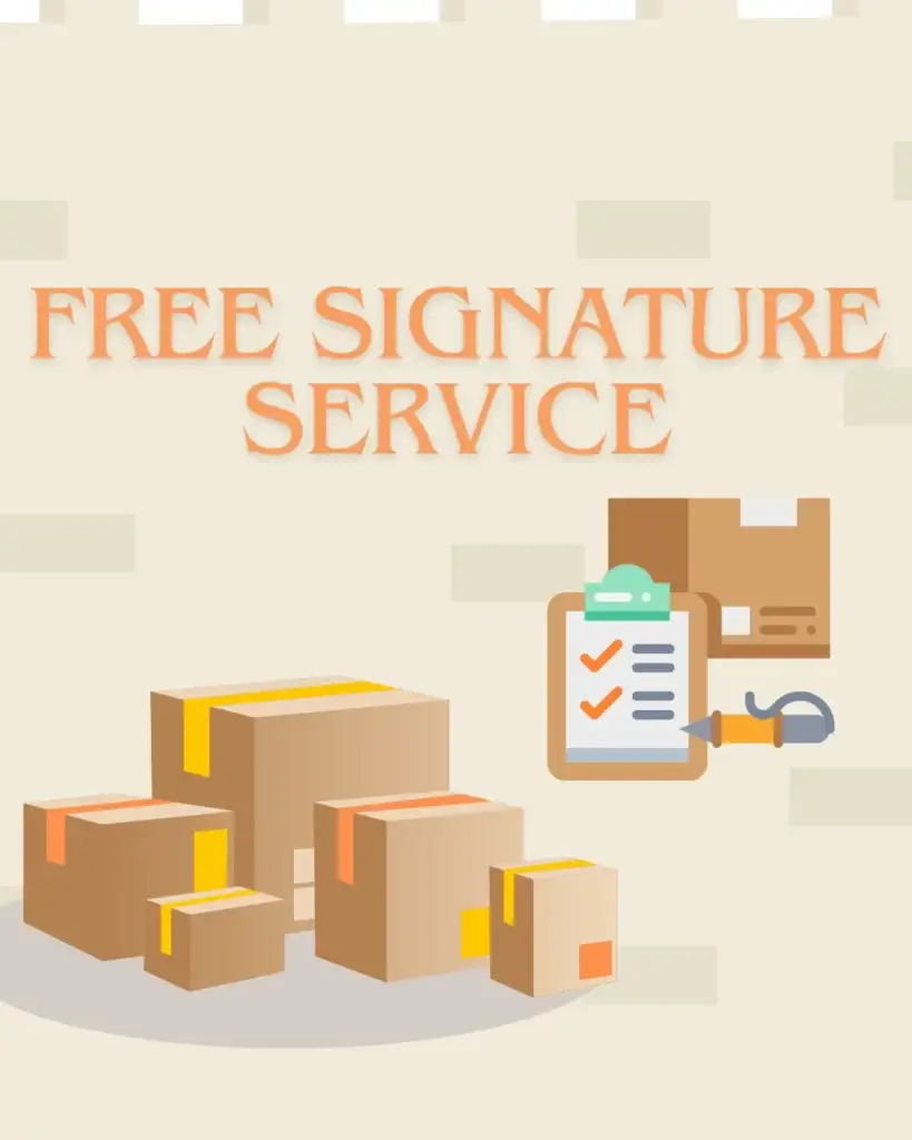 free signature service mobile banner