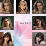 Real lady sex doll heads