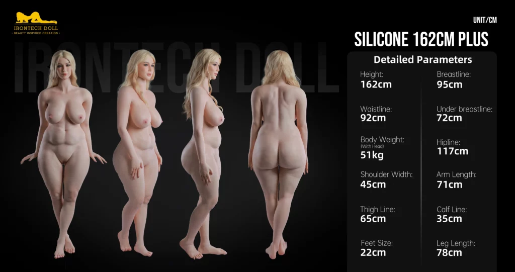 Irontech Doll 162P cm F-cup BBW Sex Doll Celine