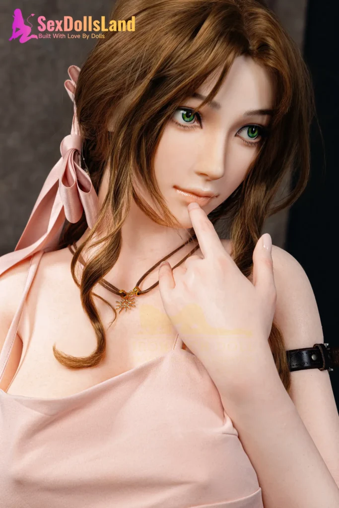 Irontech Doll 165cm F-cup FF7 Aerith Cosplay Sex Doll Kitty (21)