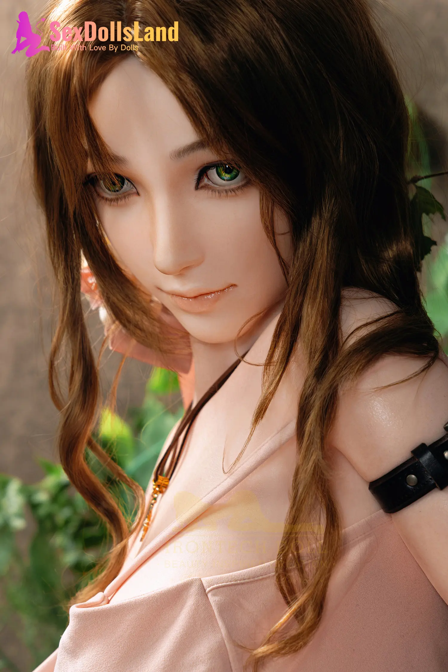Irontech Doll 165cm F-cup FF7 Aerith Cosplay Sex Doll Kitty (21)