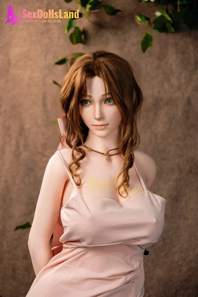 Irontech Doll 165cm F-cup FF7 Aerith Cosplay Sex Doll Kitty (21)