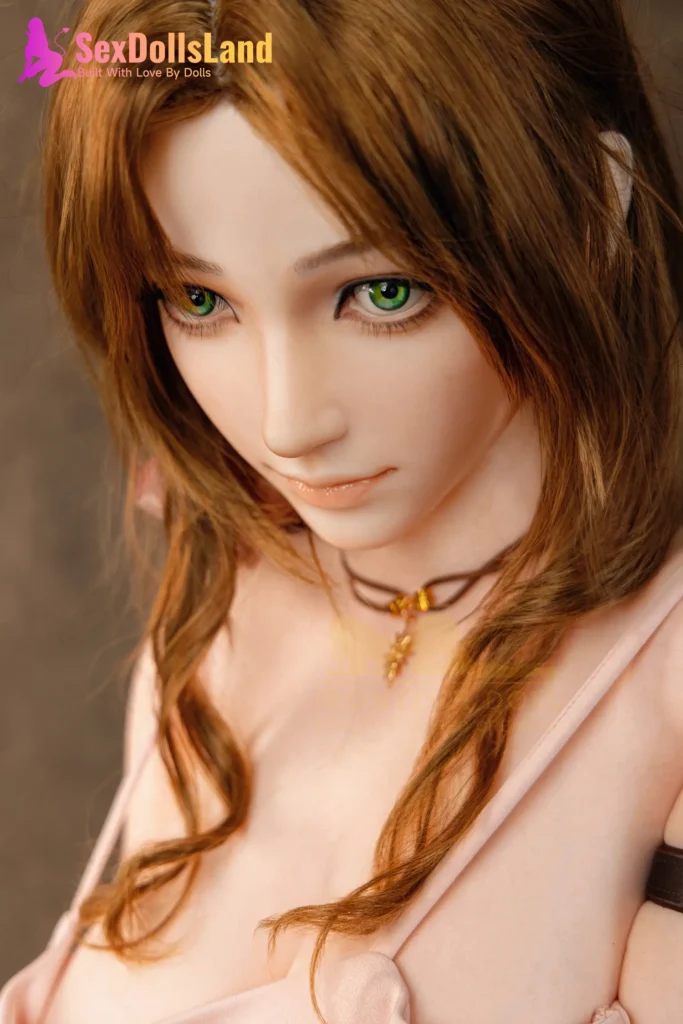 Irontech Doll 165cm F-cup FF7 Aerith Cosplay Sex Doll Kitty (21)